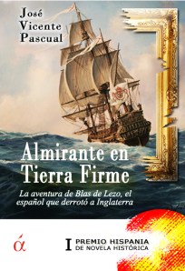 Portada de Almirante en Tierra Firme (Ed. Áltera, 2013)