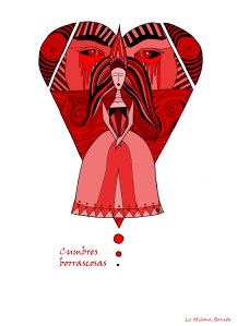 Ilustración de Francisca Aleñar dedicada a 'Cumbres borrascosas'