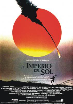 Portada de la película El imperio del sol, de Steven Spielberg