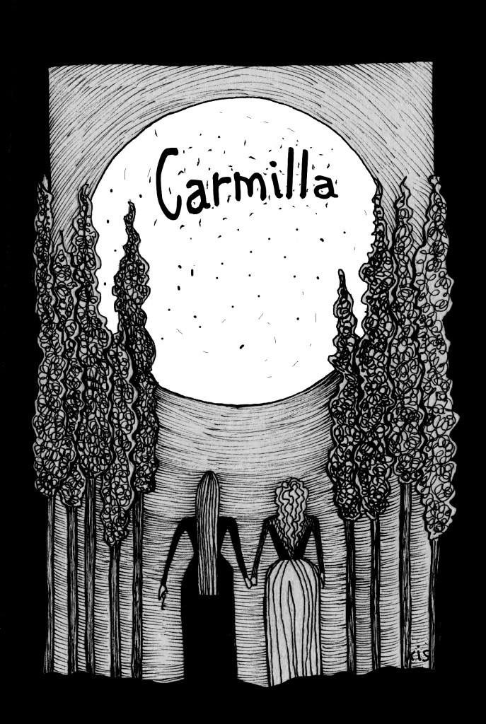 Ilustración de Carmilla, de Francisca Aleñar