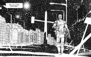 Viñeta de El Eternauta