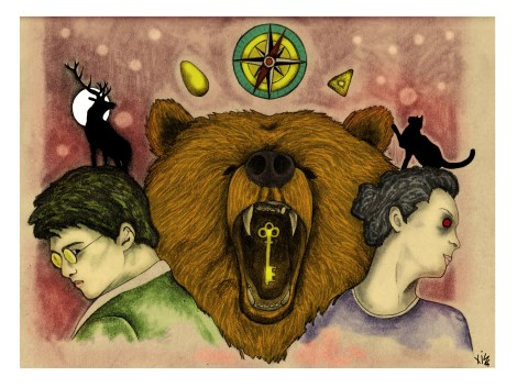 ·Novelas y sagas juveniles del siglo XXI". Ilustración de Francisca Aleñar