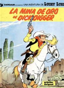 El primer álbum de Lucky Luke, en el que se puede comprobar el estilo original